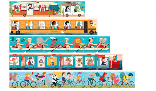 Puzzle - 10 Travellers By Londji & Txell Darne