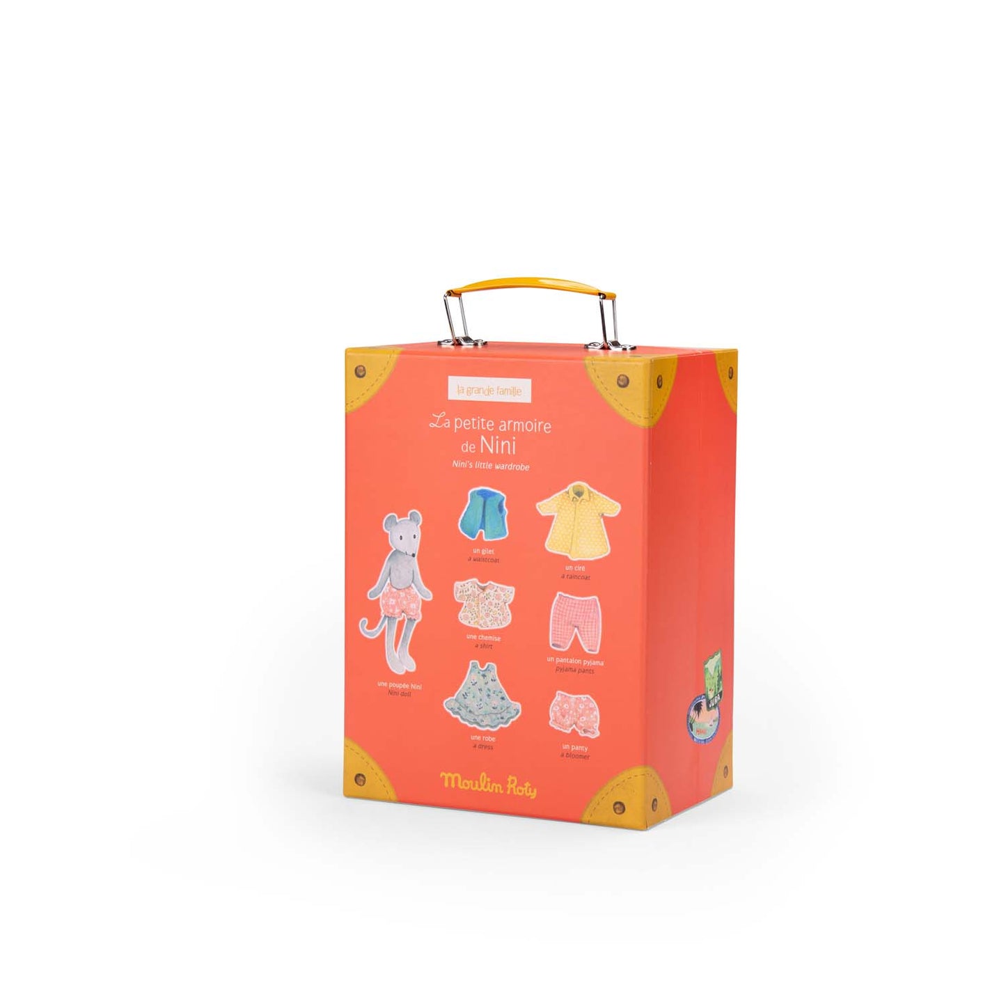 Grande Famille - Little Wardrobe Suitcase Nini  By Camille Jourdy and Moulin Roty
