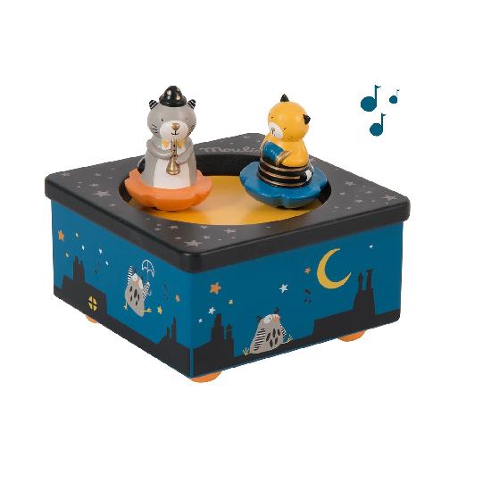 Music box Les Moustaches by Moulin Roty