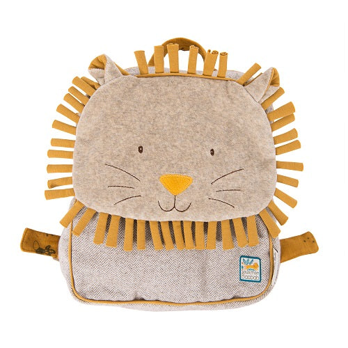 Sous Mon Baobab - Lion Backpack By Moulin Roty