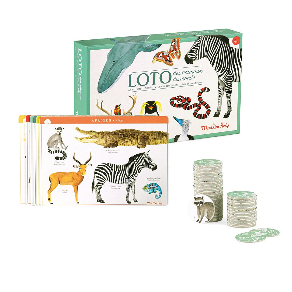 Animal Loto (Bingo) By Moulin Roty