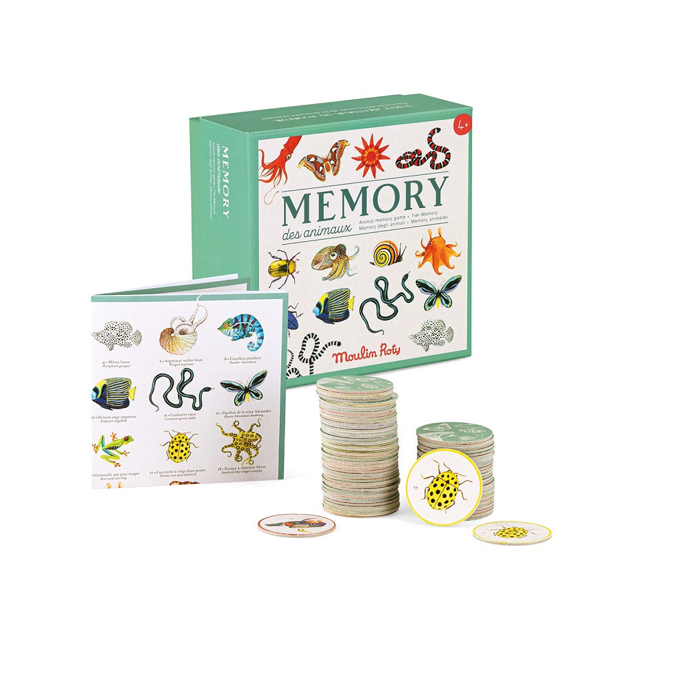 Tout Autour Du Monde - Animal Memory Game By Moulin Roty