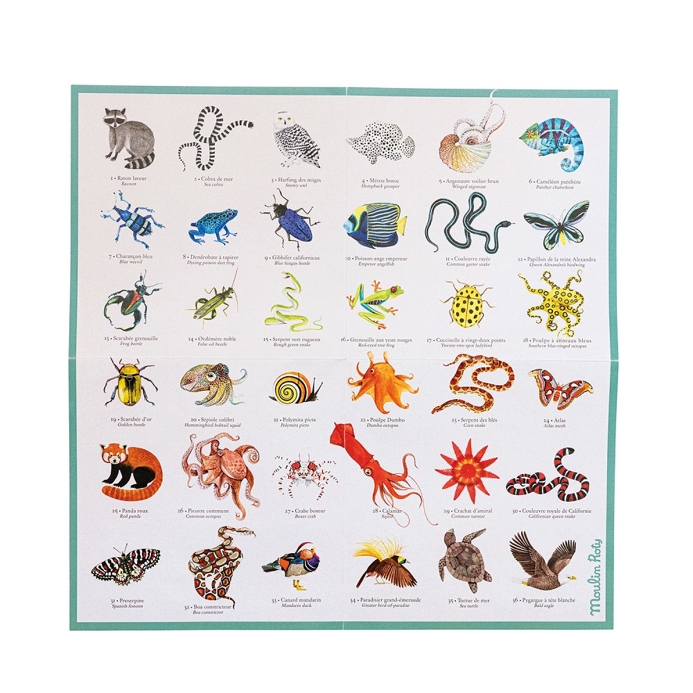 Tout Autour Du Monde - Animal Memory Game By Moulin Roty