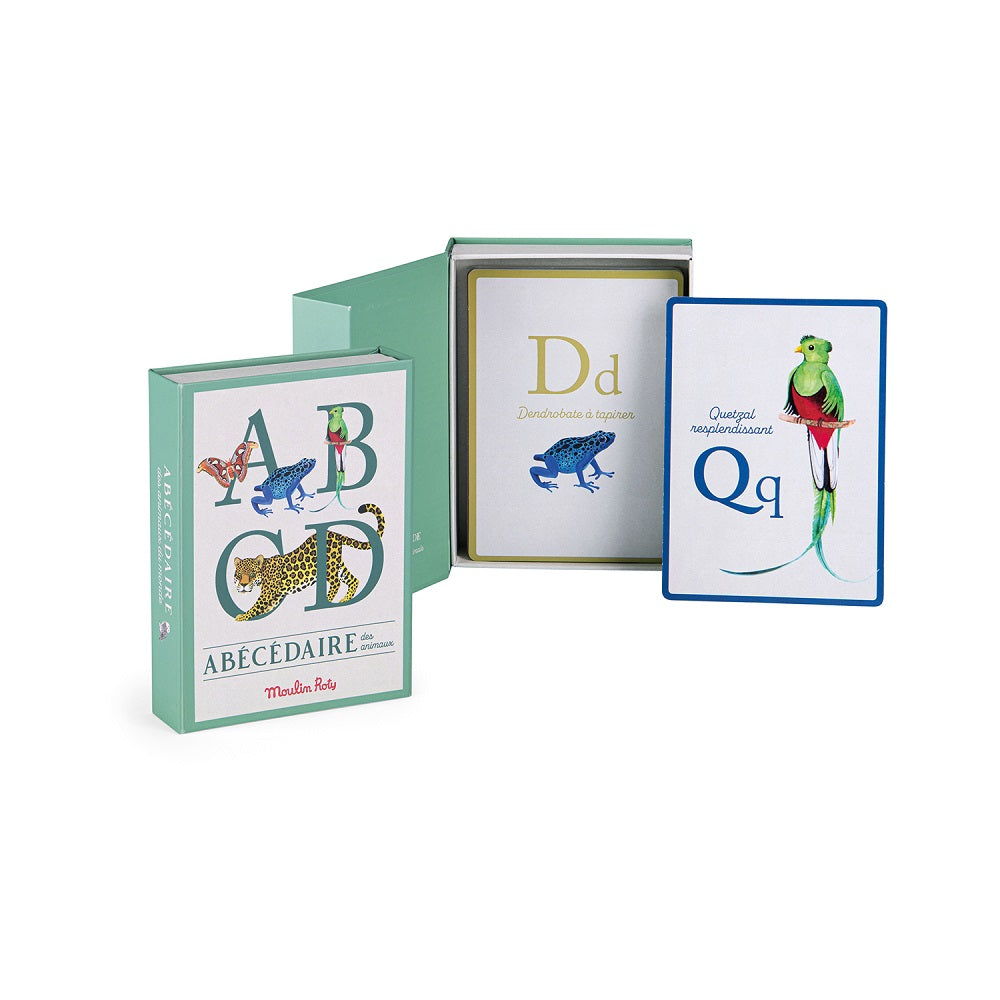 Tout Autour Du Monde - ABECEDAIRE des animaux FRENCH ONLY / EN FRANCAIS By Moulin Roty