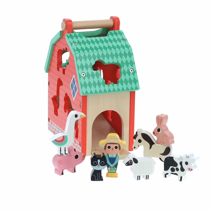 Shape Sorter, My Nice Farm By Vilac