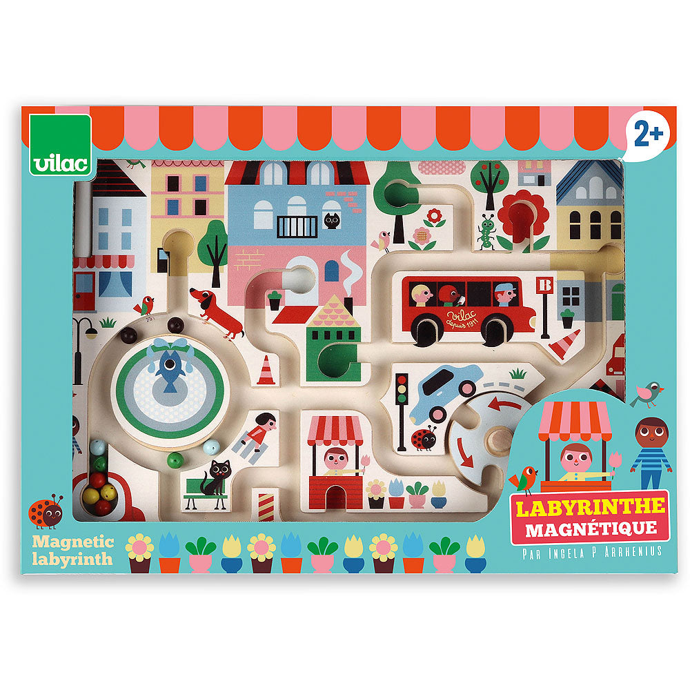 Ingela P. Arrhenius - Magnetic Labyrinth / Maze, My Little Town By Ingela P. Arrhenius and Vilac