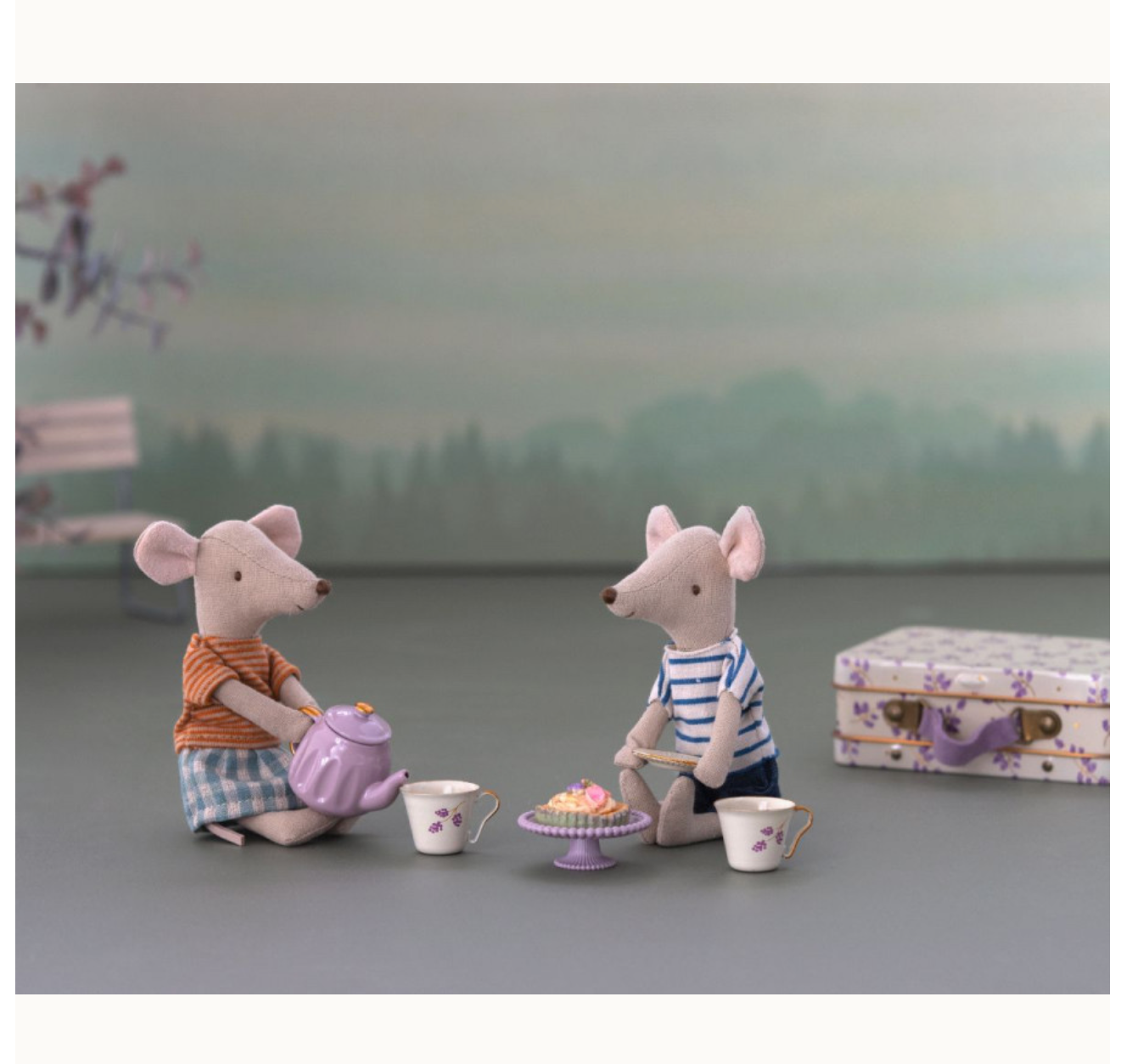 Afternoon treat, Mouse - Purple Madelaine by Maileg