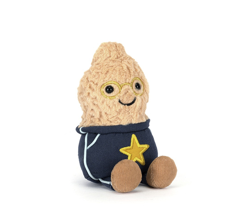 Amuseables Peanut Star Student Outfit by Jellycat