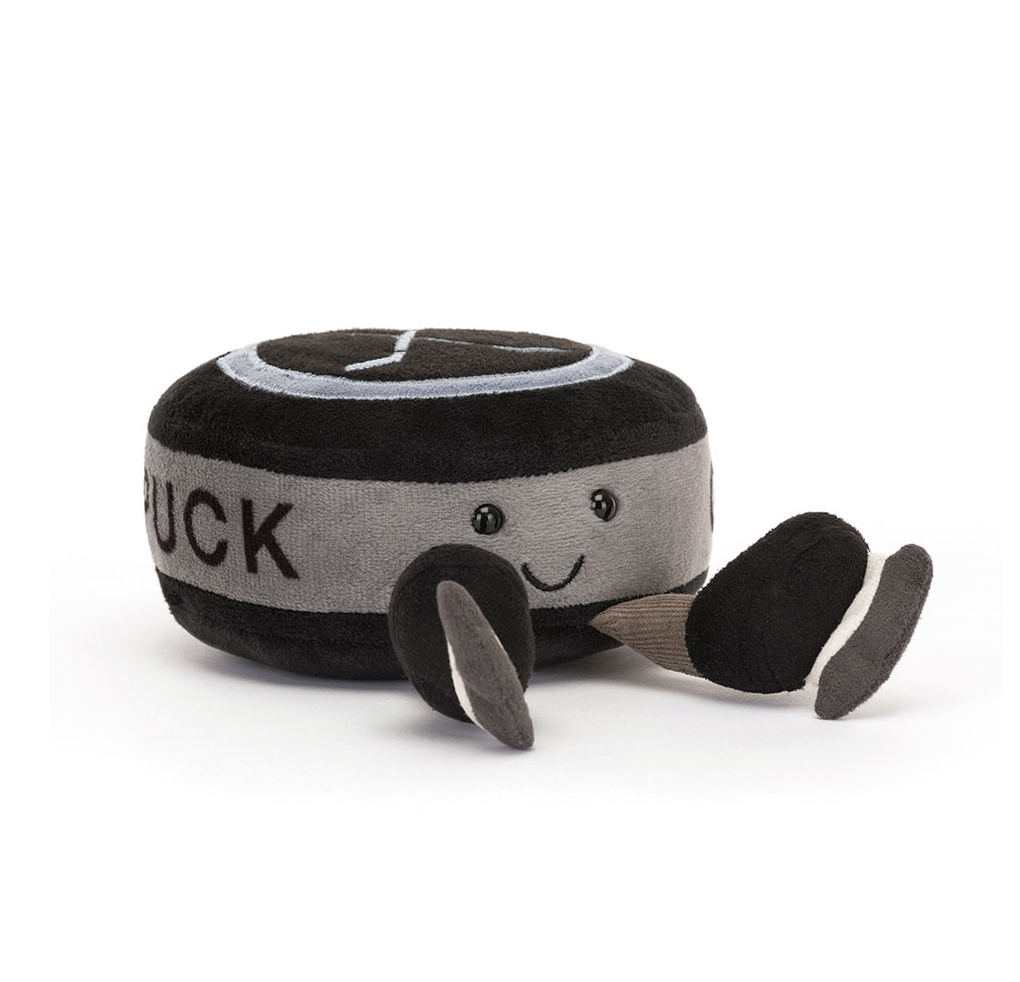 Amuseables Sports Ice Hockey Puck by Jellycat