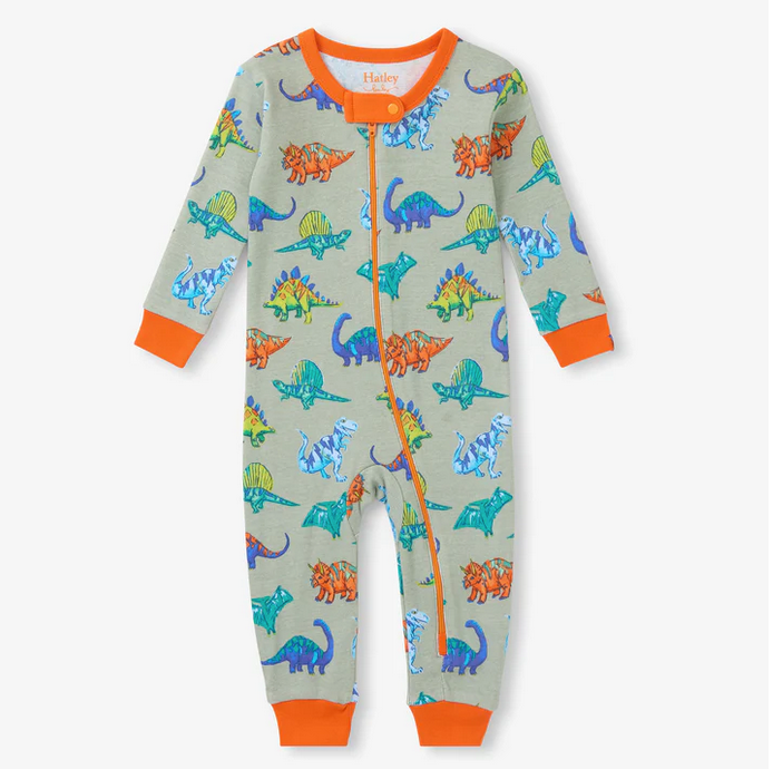 Hatley Baby Boys Dino Party Organic Cotton Sleeper