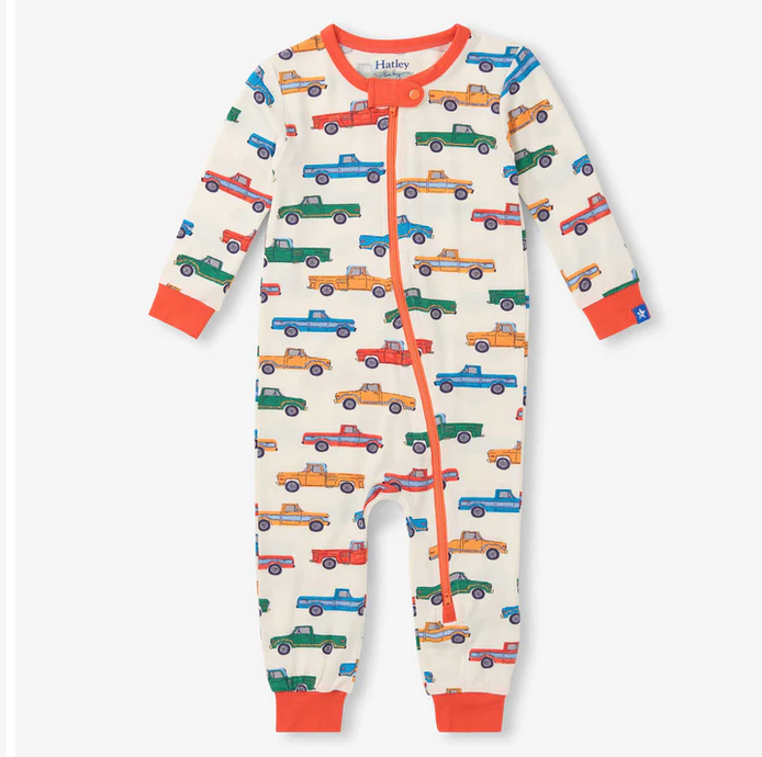 Hatley Baby Boys Trucks Bamboo Sleeper