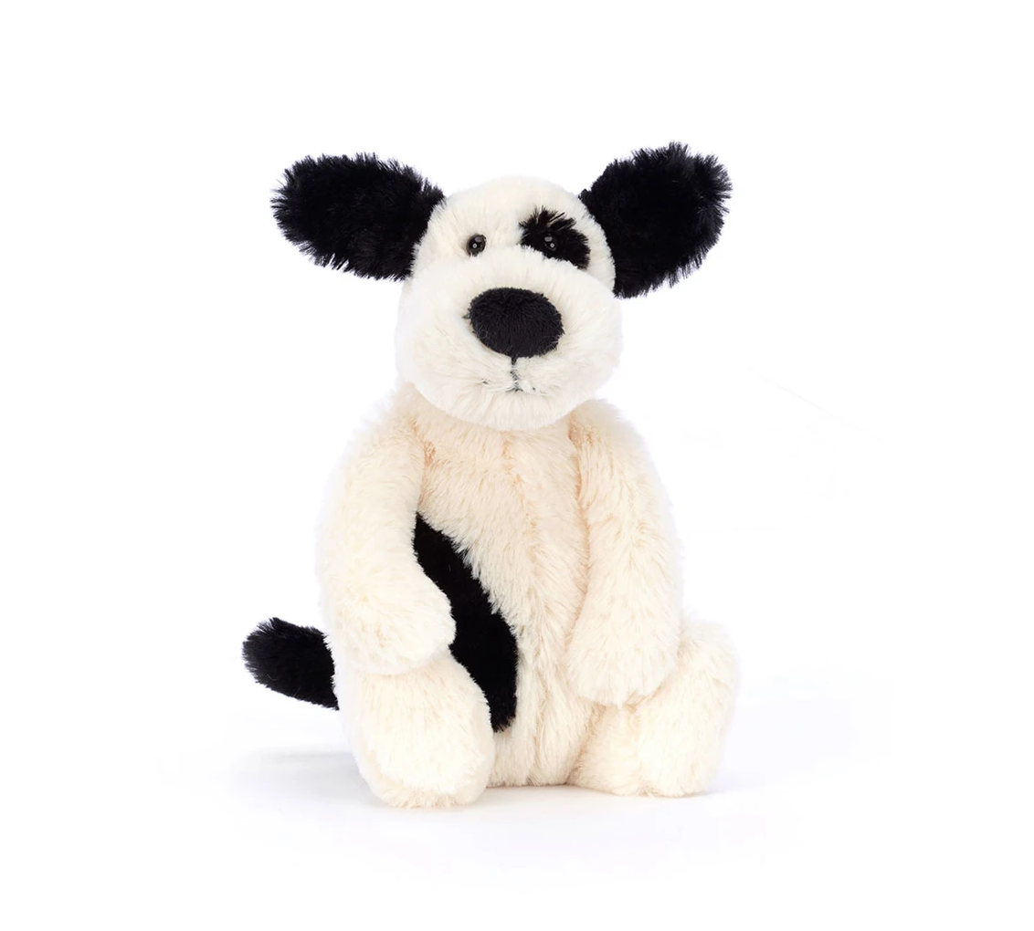 Bashful Black & Cream Puppy Little by Jellycat