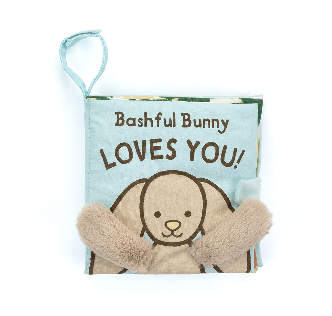 Bashful Bunny Loves You Book by Jellycat