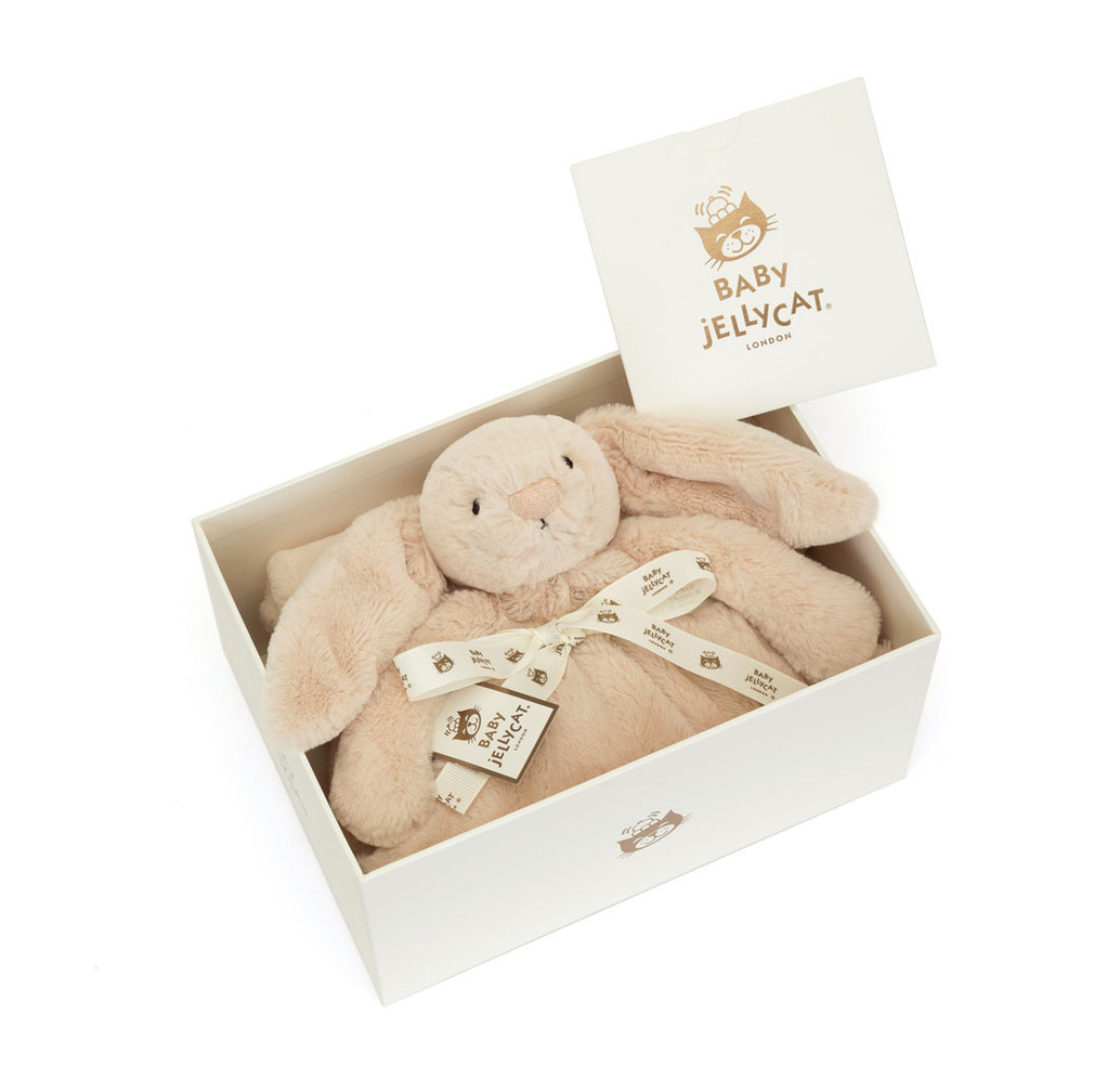 Bashful Luxe Bunny Willow Blankie by Jellycat