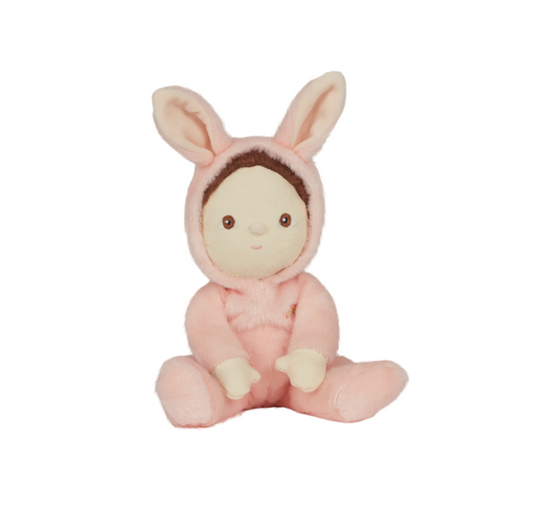 Olli Ella Dinky Dinkums - Fluffle Family - Bella Bunny - Rose Pink