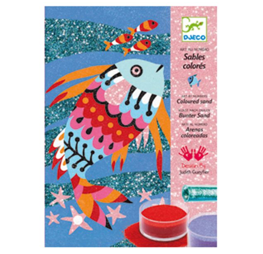 Colored sands / Fish rainbows by Djeco