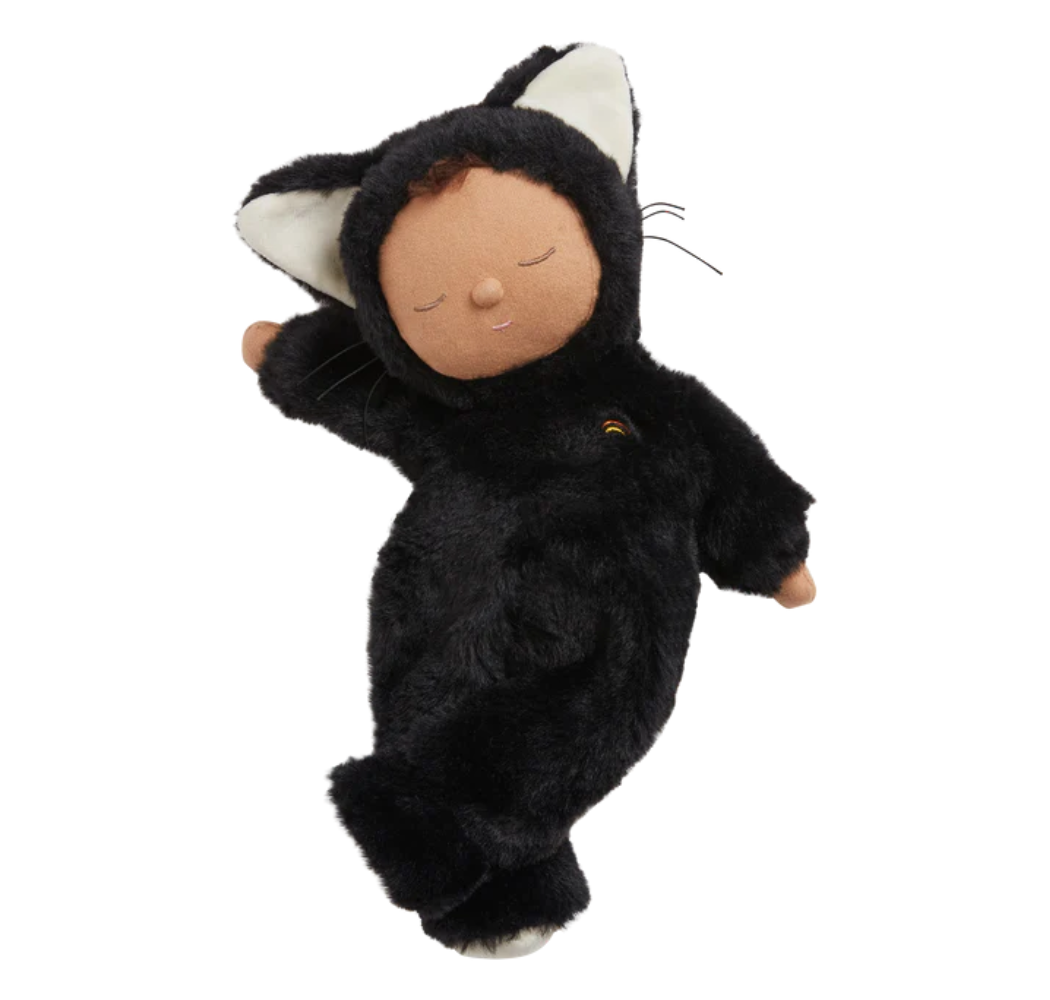 Cozy Dinkums Black Cat Nox by Olli Ella