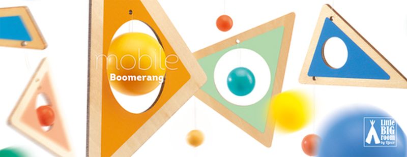 Wooden Mobile Boomerang by Djeco