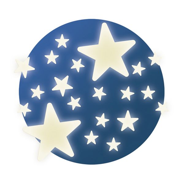 Phosphorescents decorations Stars by Djeco
