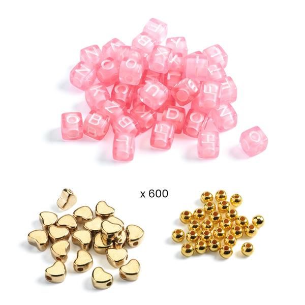 Alphabet beads / Gold by Djeco