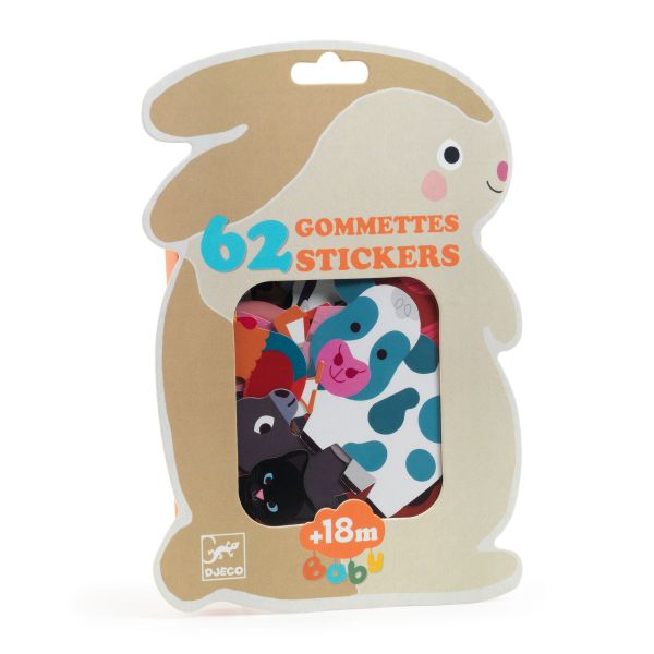 Stickers Farm animals By Djeco