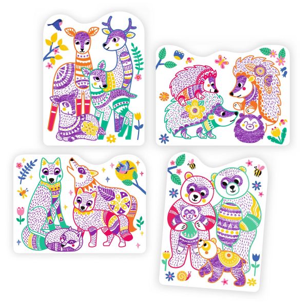 Colouring / Forest families by Djeco