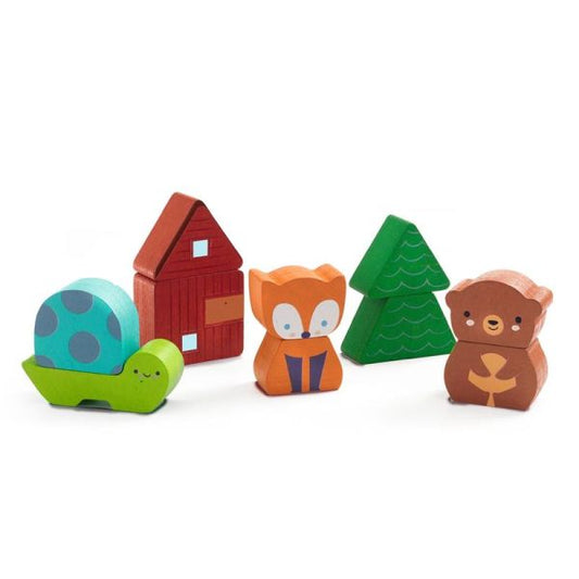 Puzz & Match Rainbow by Djeco