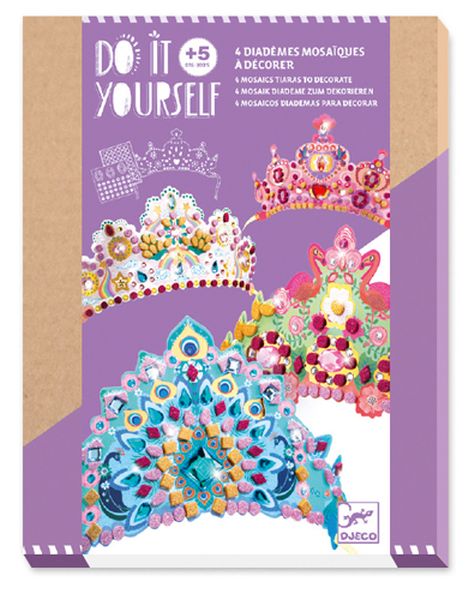 DIY Mosaic Tiaras Like a princess by Djeco