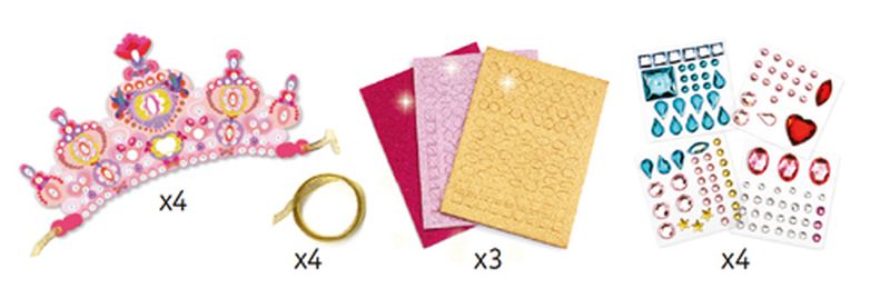 DIY Mosaic Tiaras Like a princess by Djeco