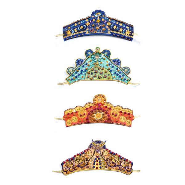 DIY / Enchantresses : mosaics tiaras to decorate by Djeco