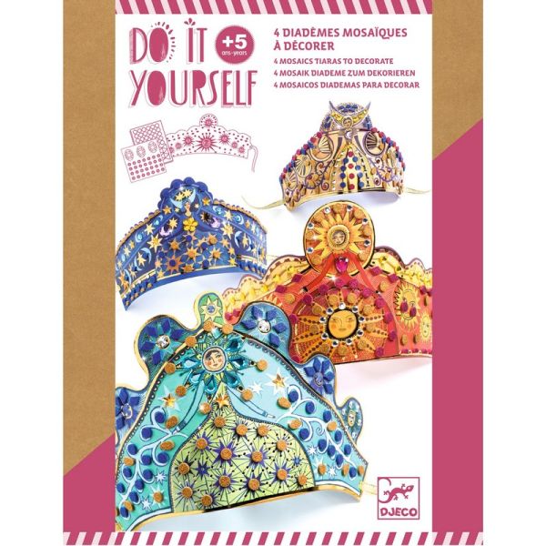 DIY / Enchantresses : mosaics tiaras to decorate by Djeco