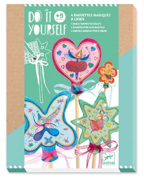 DIY  Magic wands  Little fairies by Djeco