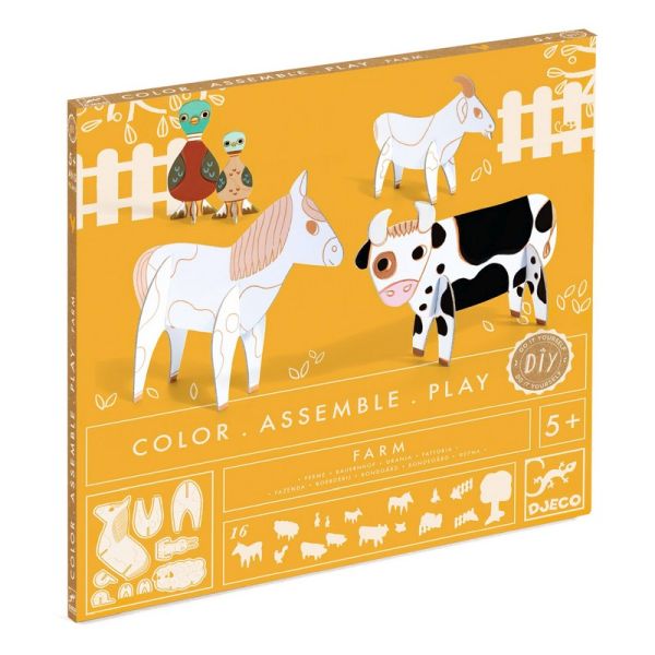 Color Assemle Play  Farm by Djeco