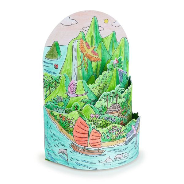 Colouring / On top… of my island by Djeco