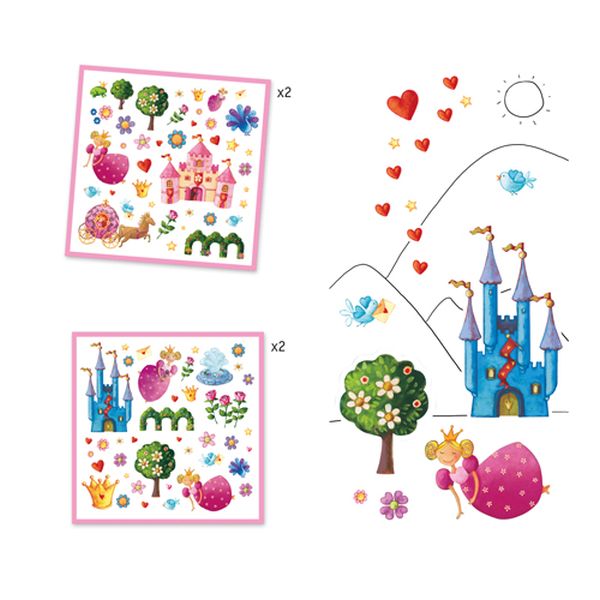Stickers / Princess by Djeco
