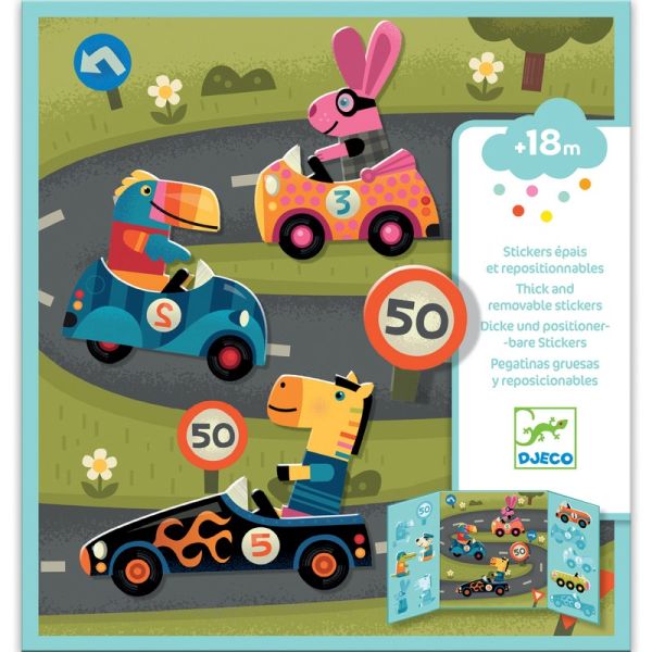 Stickers Cars By Djeco