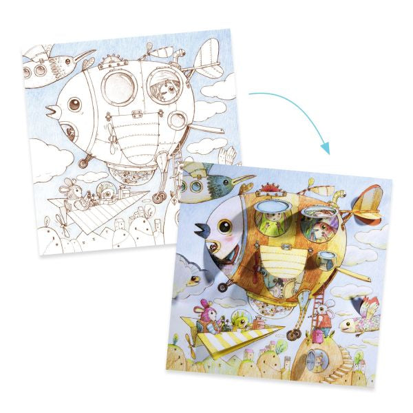 Colouring surprises / Malo’s trip by Djeco