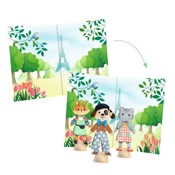 Collages /Bonjour Paris by Djeco