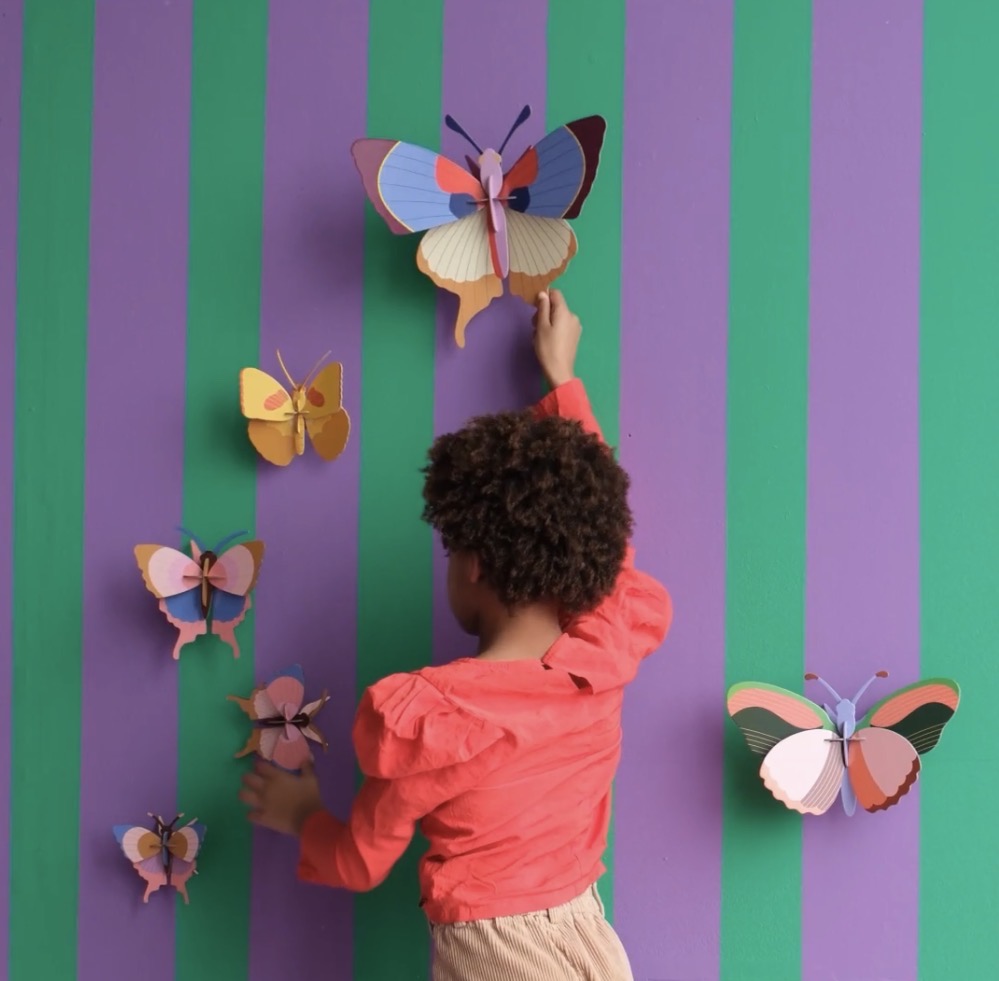Studio Roof - Plum Fringe Butterfly