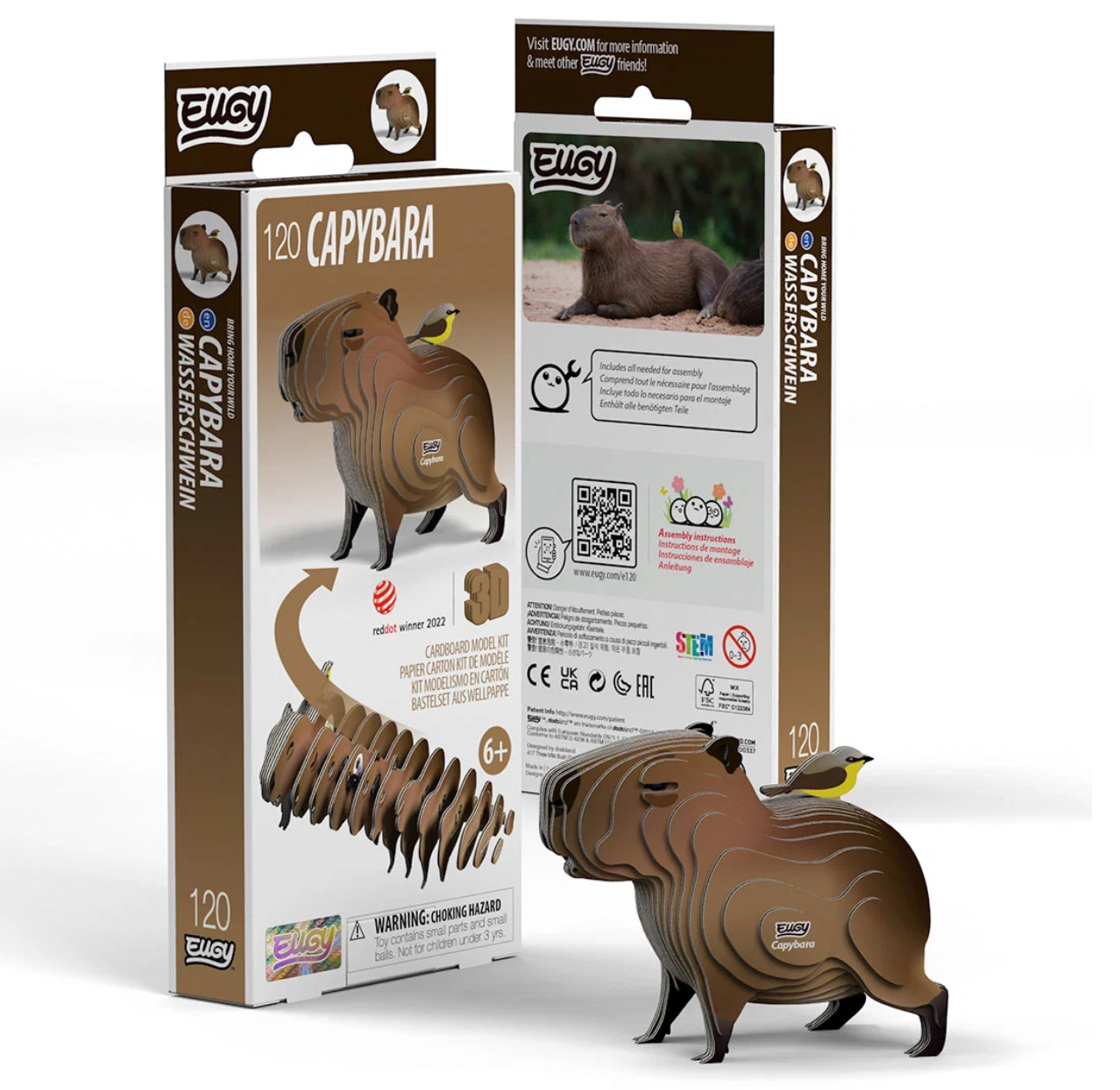 Eugy 3D Puzzle Capybara