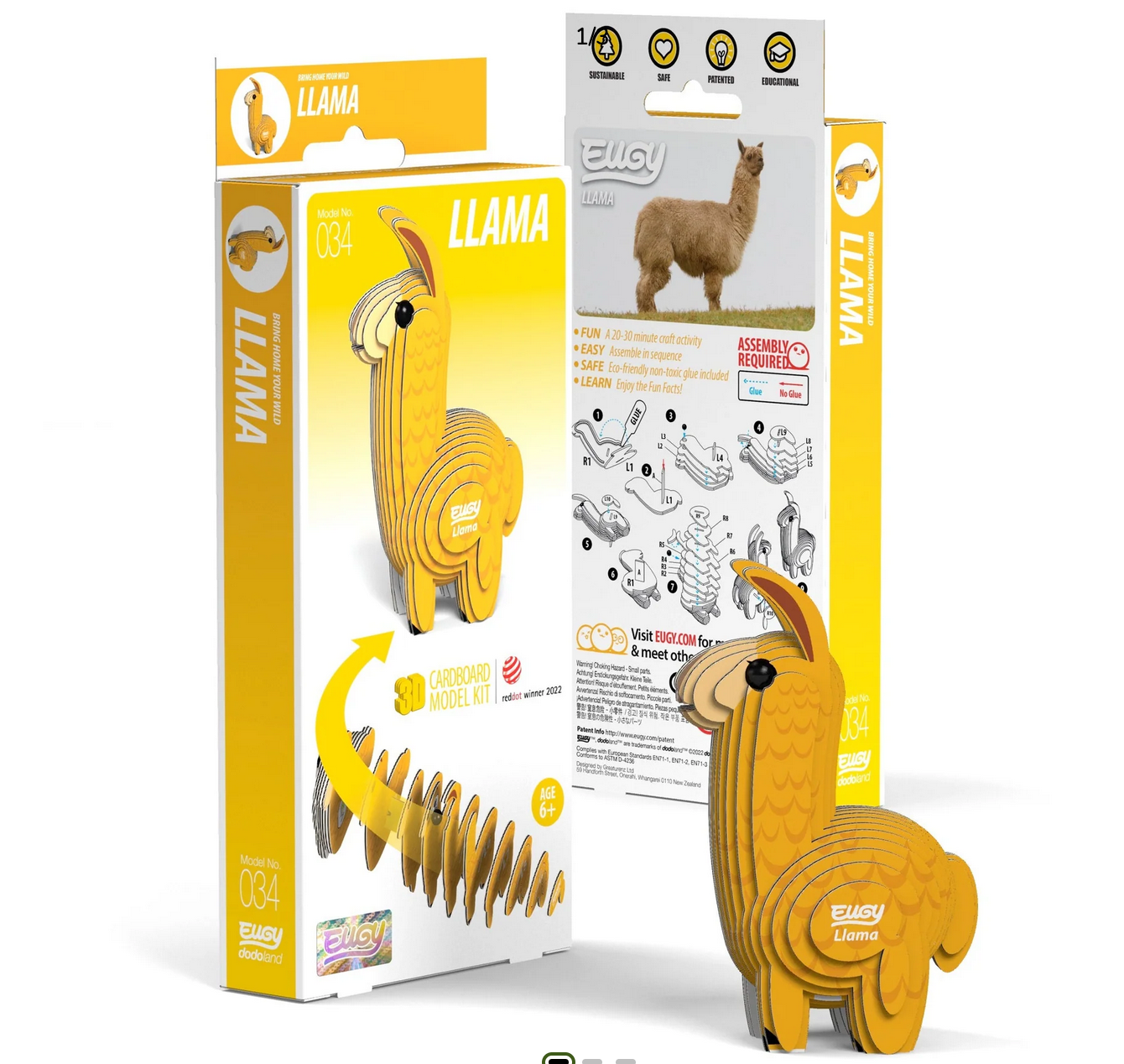Eugy 3D Puzzle Llama