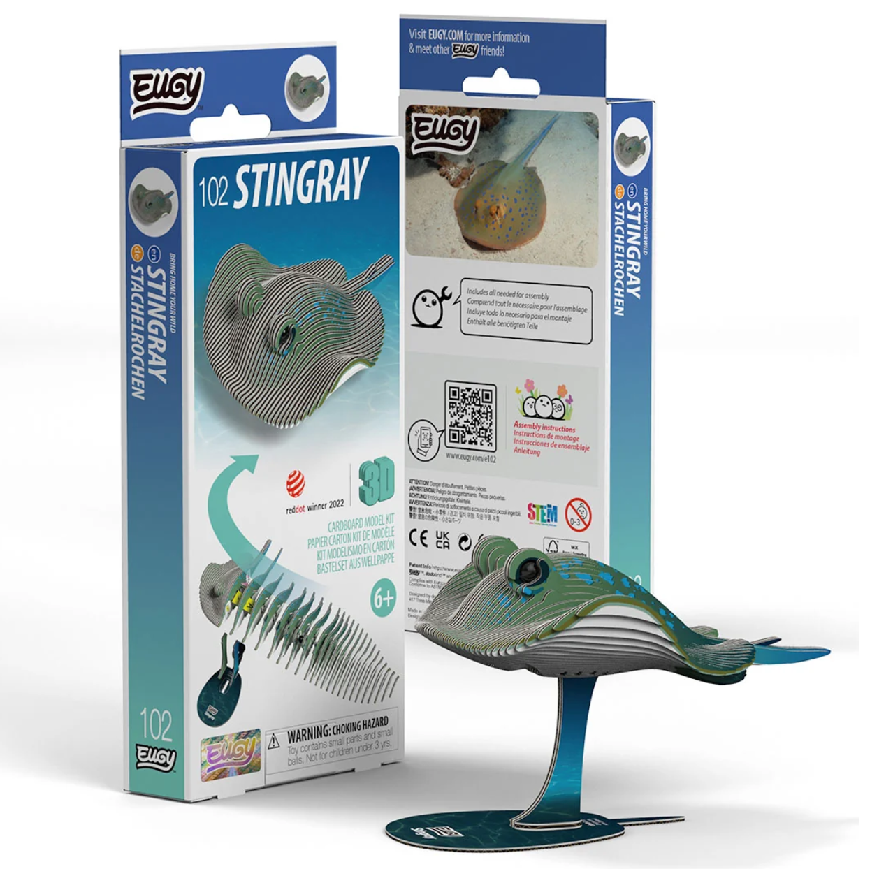 Eugy 3D Puzzle Stingray