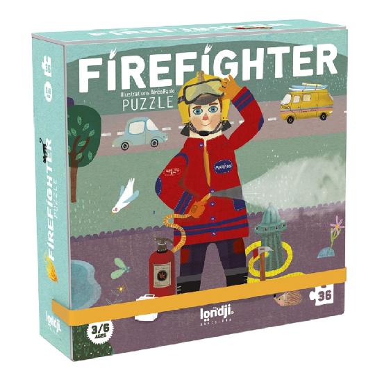 Pocket Puzzle - Firefighter By Londji