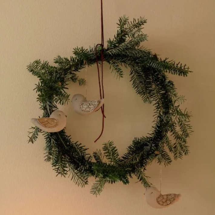 Fabric ornament, Bird - Branches - Blue by Maileg