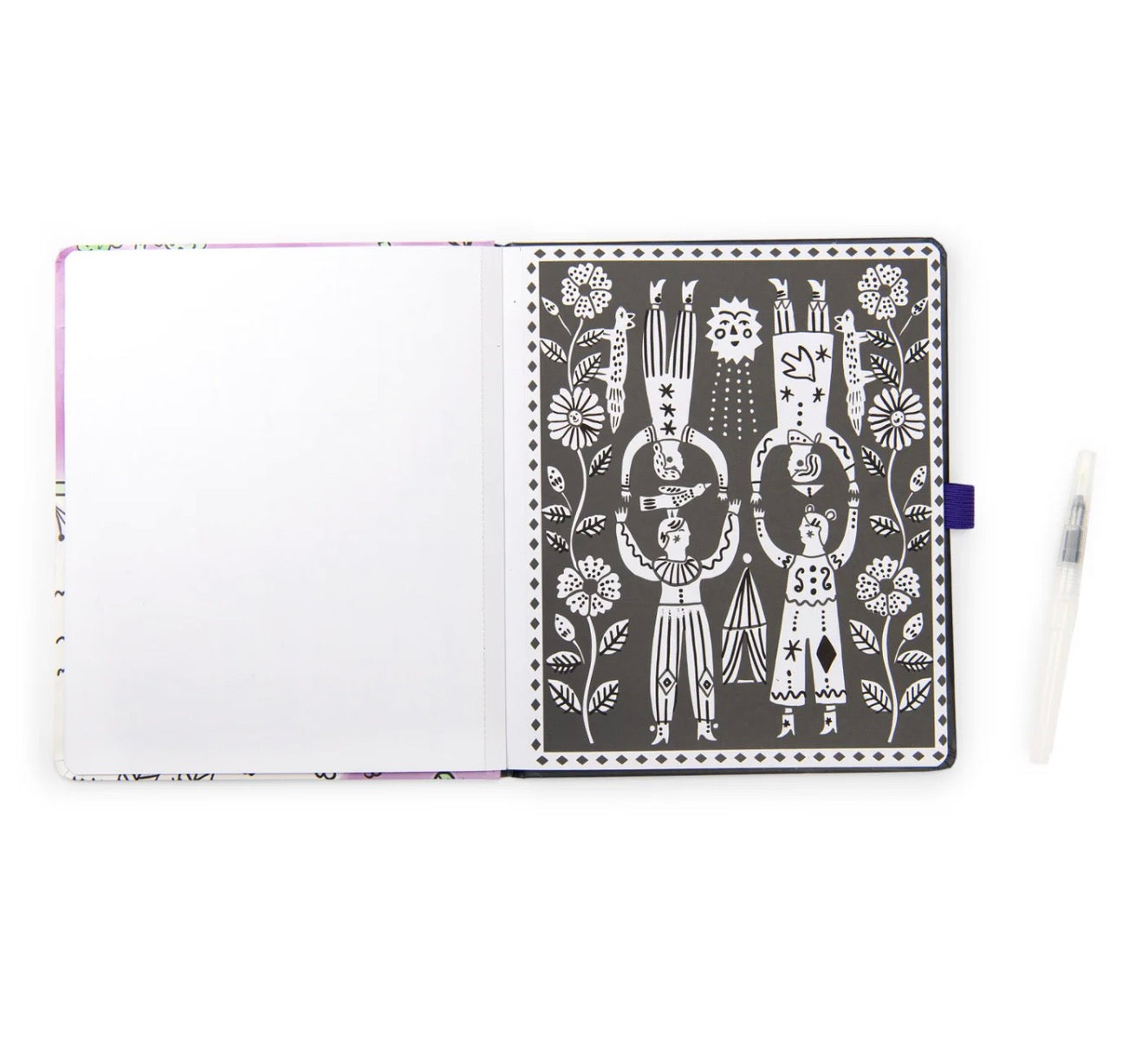 LES COMETES FILANTES - MAGIC WATERCOLOUR COLOURING BOOK by Moulin Roty