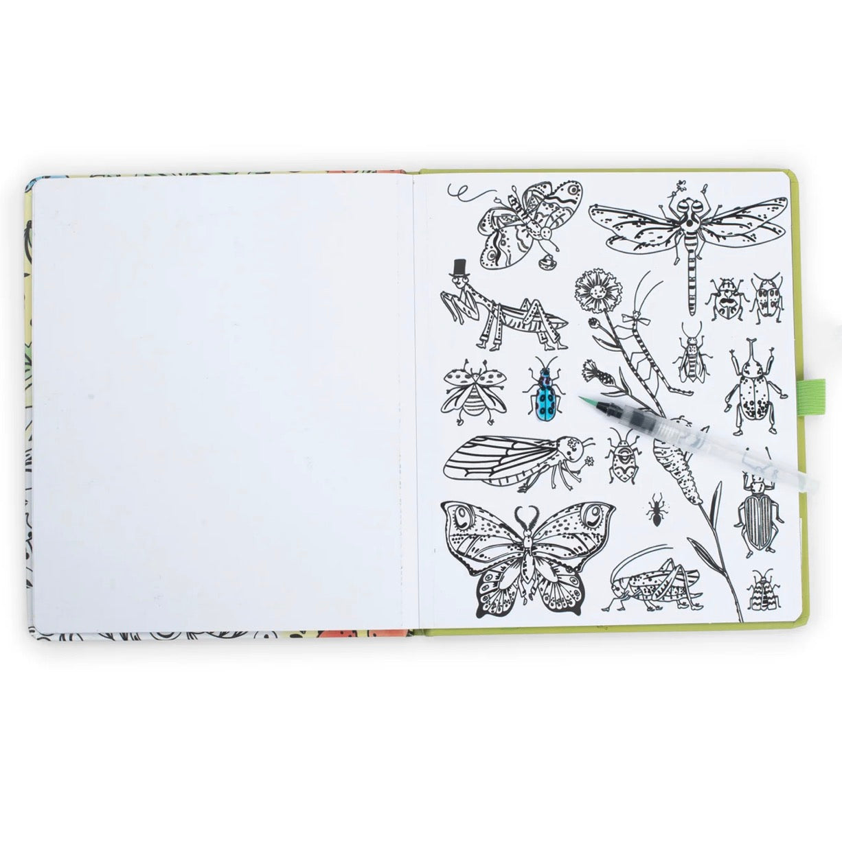 LE BOTANISTE - MAGIC WATERCOLOUR COLOURING BOOK by Moulin Roty