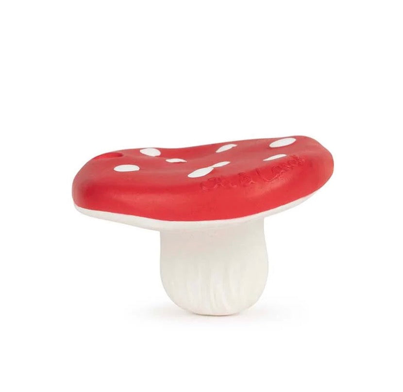Spotty the Mushroom Baby Teether by Oli & Carol