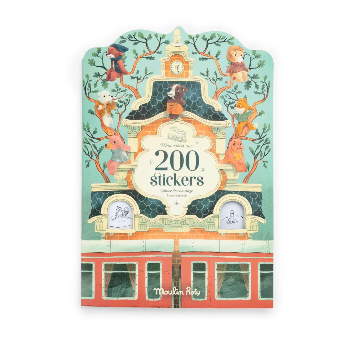 LA BANDE A JOJO - COLOURING BOOK WITH STICKERS By Moulin Roty