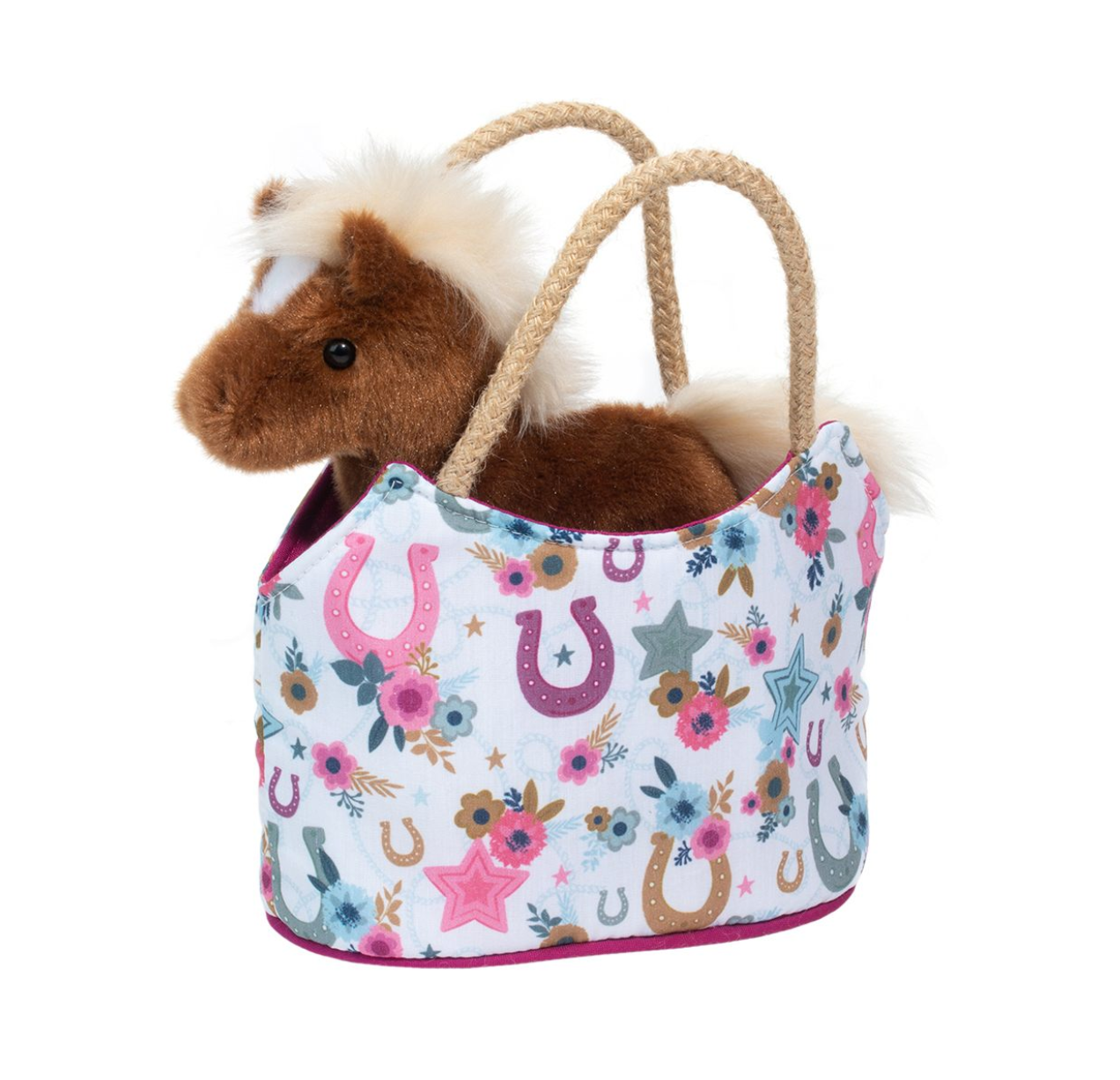 Boho Horseshoe Sassy Sak with Horse by Douglas