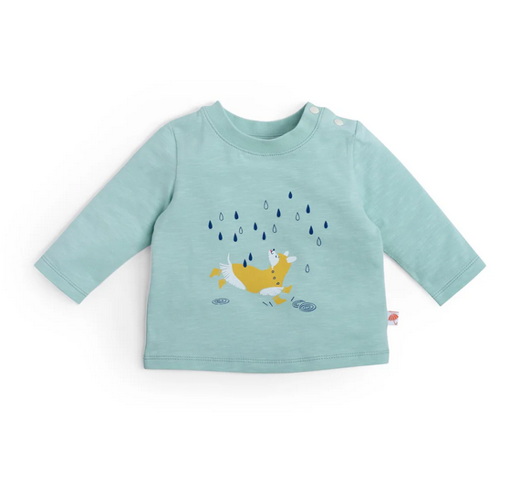 KALOU Aqua Jersey Long-Sleeved T-shirt by Moulin Roty